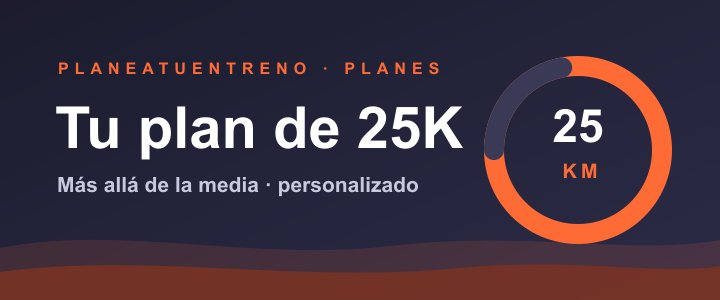Plan de entrenamiento para 25K: el primer paso más allá de la media maratón