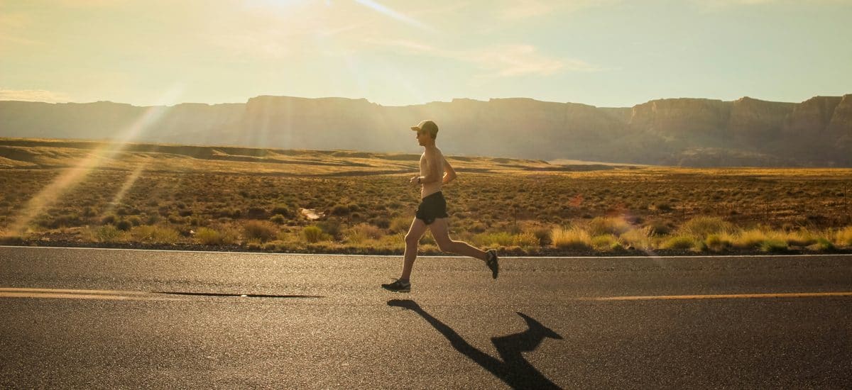 Primer maratón cruzando la meta