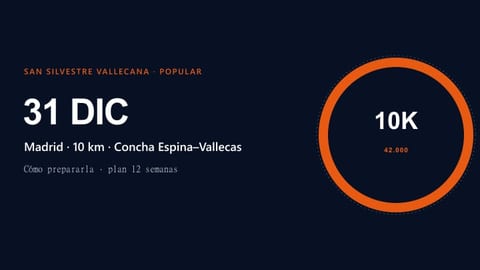 San Silvestre Vallecana 2026: cómo prepararla